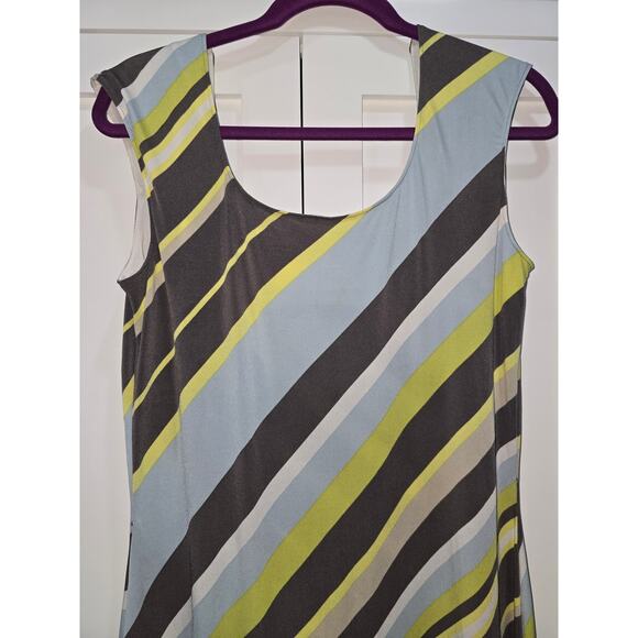 Merona Striped Sleeveless Midi Dress - Medium - Picture 5 of 16